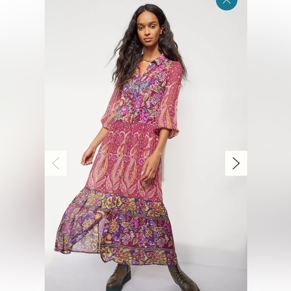 Anthropologie Dresses & Skirts - Anthropologie Nikole Floral Maxi Dress Size Large